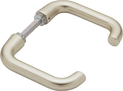 HOPPE Drückerpaar Paris 138L, 8mm, TS 35-45,natur matt eloxiert