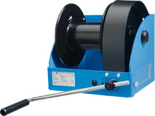 Pfaff Handseilwinde, Modell SW-W-SGO, mit Schneckengetriebe