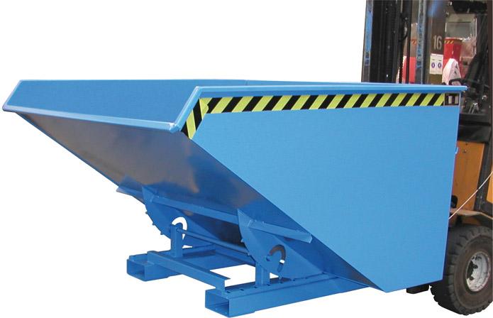 Bauer Südlohn Kippbehälter EXPO 1200 l B1070xT1720xH1095 mm RAL5012 Tragkraft 1500kg