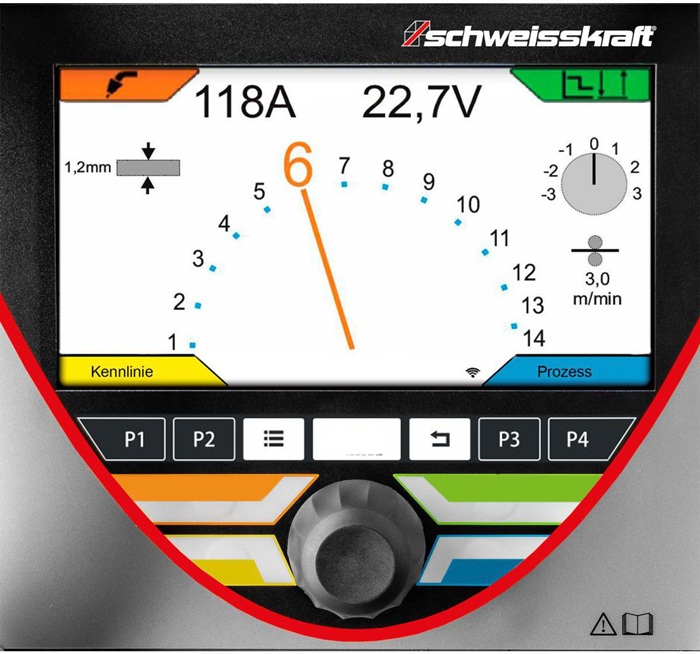 Stürmer SCHWEIßKRAFT MIG/MAG Inverter-Schweißgerät PRO-MIG.ARC 251 SET 200A 400V