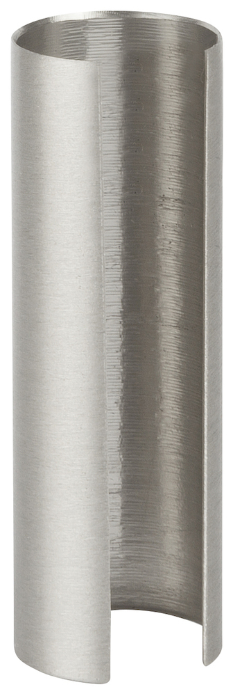 HERMAT Hülse 6684/6315/OFFEN, Ø15mm,edelstahl matt