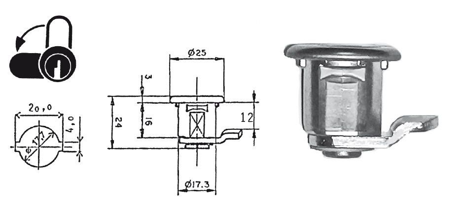 Ronis Hebelzylinder R 22