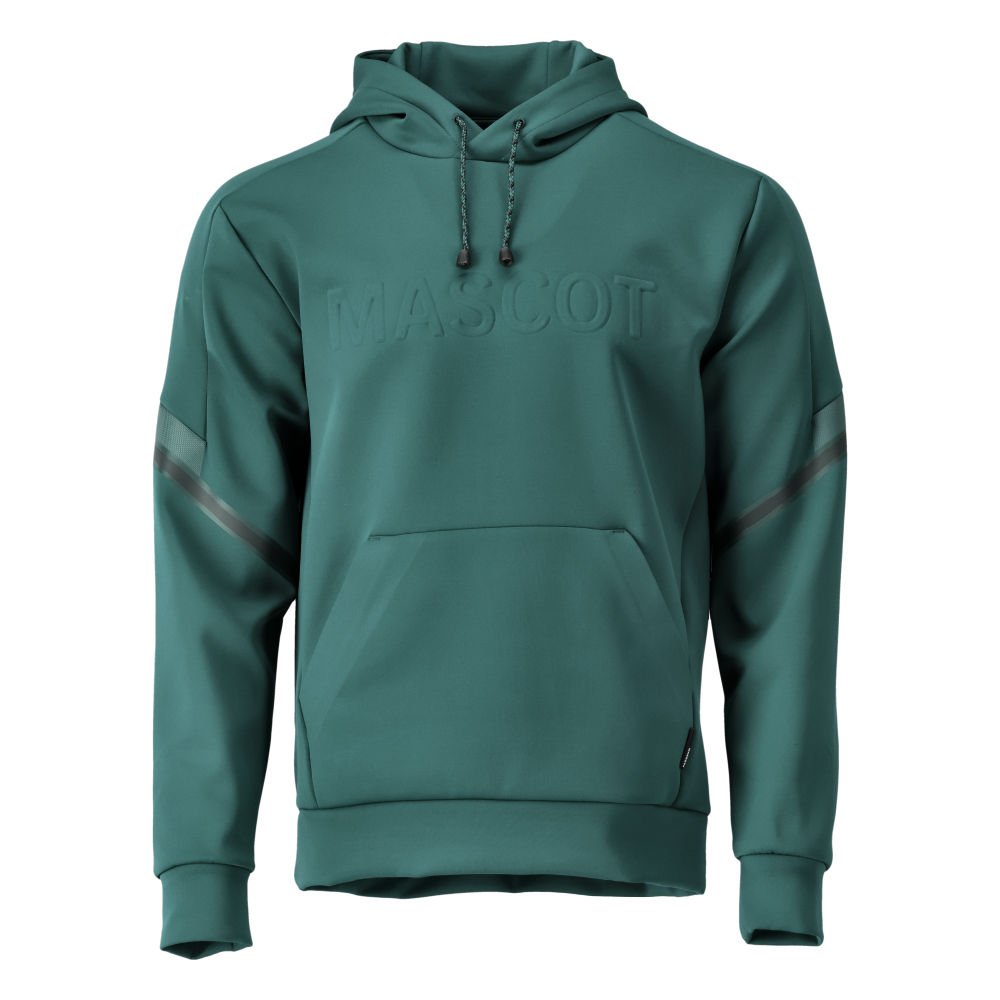 Mascot Fleece Kapuzensweatshirt mit MASCOT-Logo Kapuzensweatshirt Größe XS, waldgrün