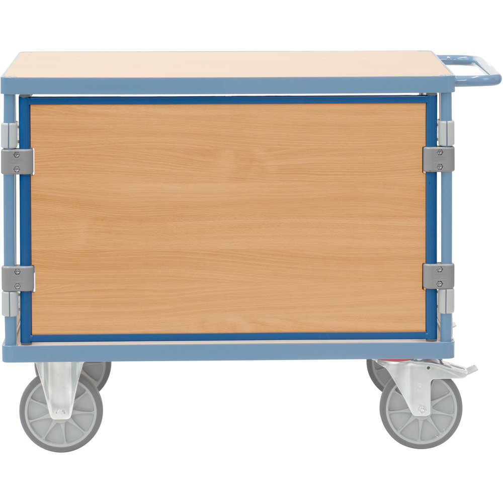 Fetra Längswand Holz E2403LW für Tischwagen 1200 mm Buchendekor
