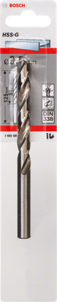 Bosch Metallbohrer HSS-G DIN 338 9,5 mm., Metallbohrer, HSS-G, Spiralbohrer, 12,5 mm, DIN 338