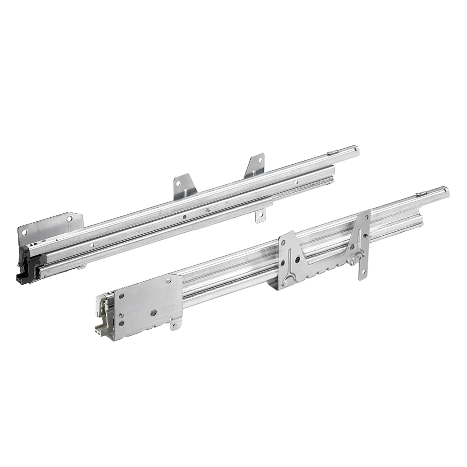 HETTICH Auszugsführung Quadro Duplex 45, Silent System kompatibel, Push to open kompatibel, EB 292 mm / 392 mm, 730 mm, links und rechts
