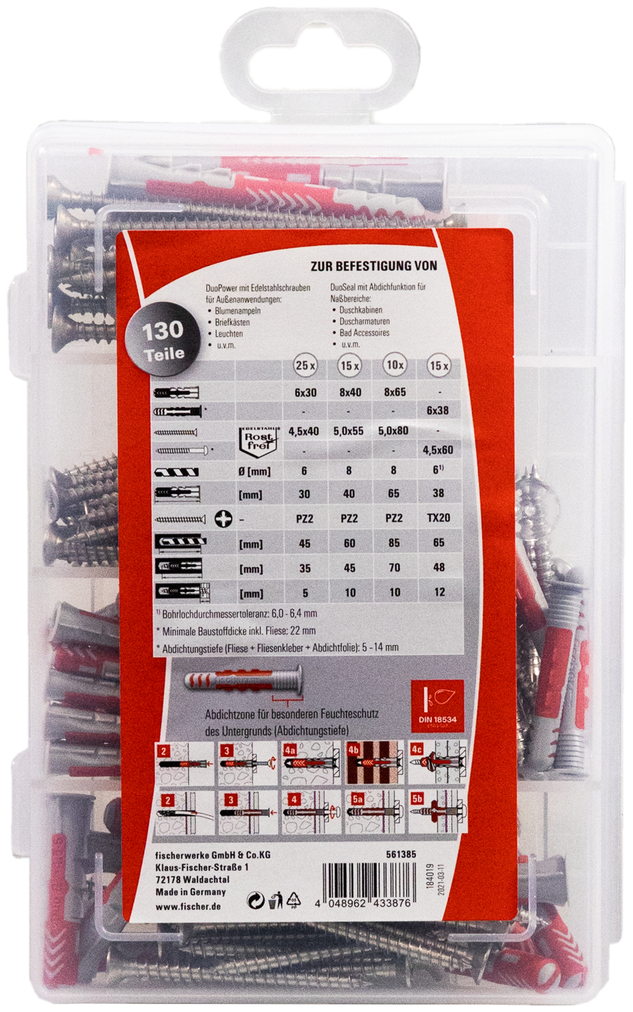 Produktbild, Text