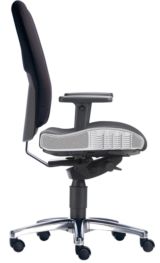 Produktbild Sitwell Bandscheiben-Drehstuhl PROFI OFFICE, schwarz