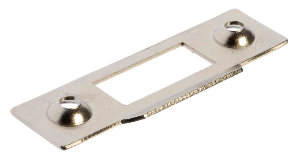 Format Flachschließblech 55x18mm vernickelt