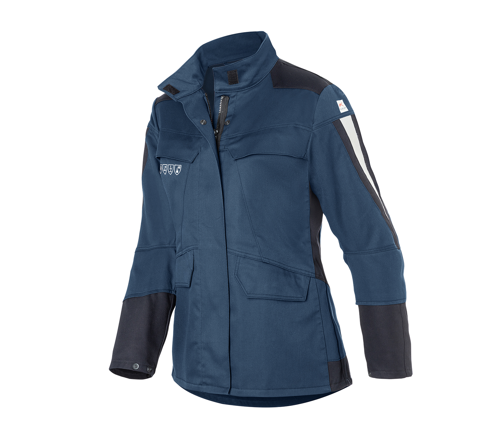 KÜBLER PROTECTIQ Damenjacke arc1 PSA1 dunkelblau/anthrazit  1490 8428-4897-40