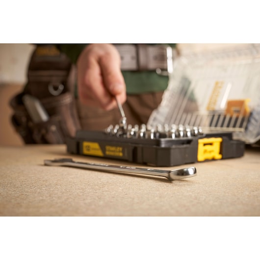 Stanley FMMT98104-0 FatMax PRO-STACK Ringschlüsselsatz 12-teilig