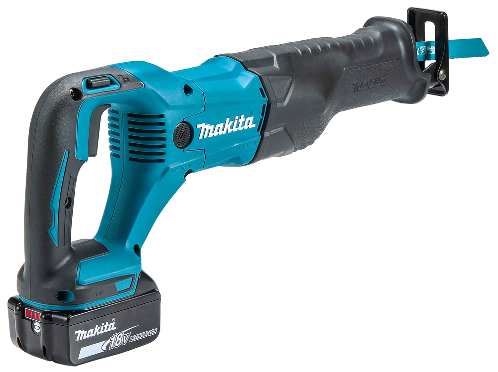Makita Akku-Reciprosäge DJR186RT 18V 5.0 Ah Akku Schnellladegerät Transportkoffer