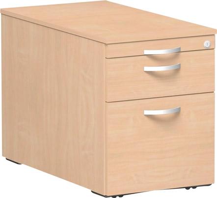 Geramöbel Rollcont.m.Hängeregistra.438x800x565 Buche/Buche