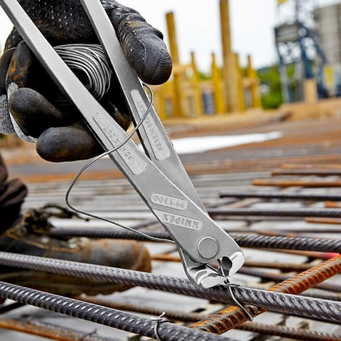 Knipex Kraft-Monierzange hochübersetzt glanzverzinkt 300 mm Nr. 99 14 300