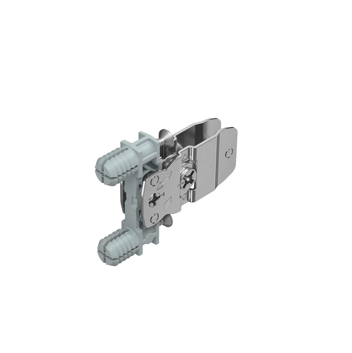 HETTICH AvanTech YOU Frontbefestigung für Zarge, Höhe 101 mm, zum Einschlagen