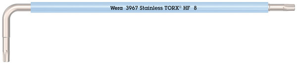 3967 SXL HF TORX® L-key Multicolour with holding function, long, stainless, TX 8