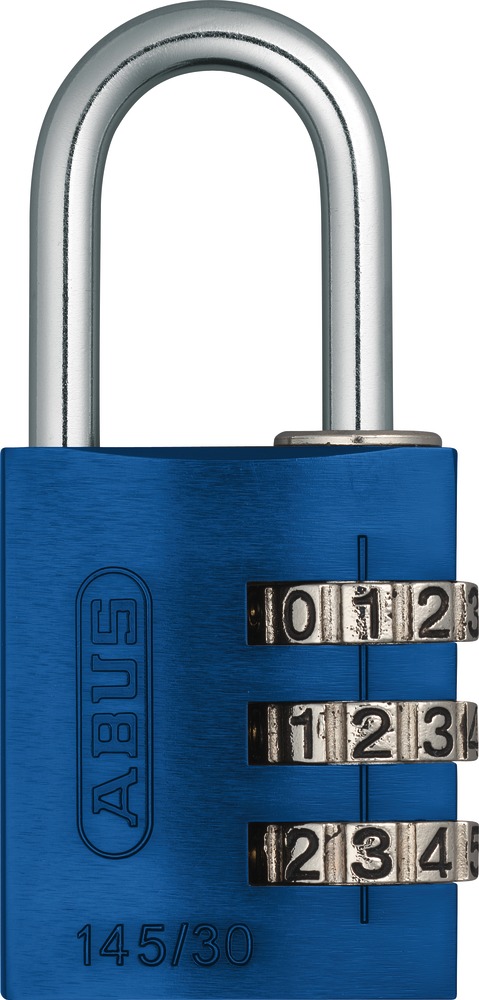 Hauptansicht | Zahlenschloss 145/30 blau mit EAN