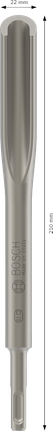 Bosch PRO SDS plus Hohlmeißel, 22 x 250 mm