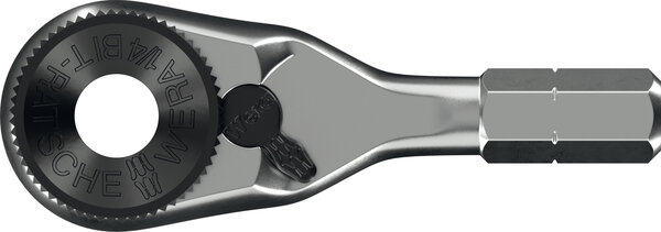 8011 Zyklop Mini 4 Bit ratchet, 1/4&quot;, 1/4&quot; x 50 mm