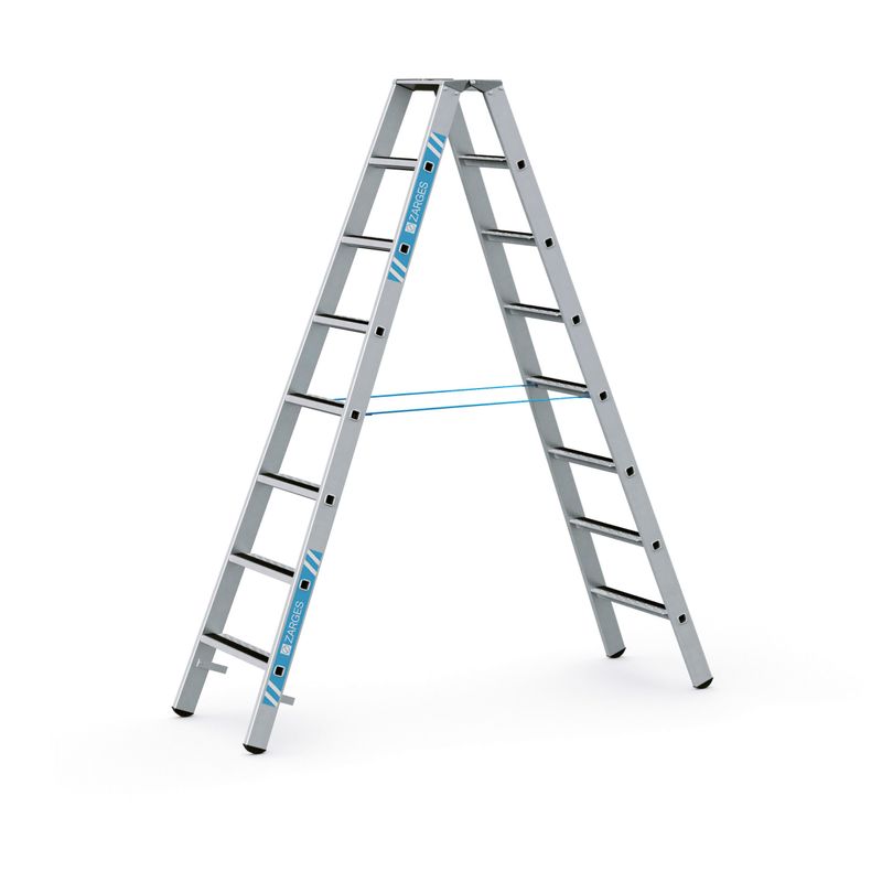 ZARGES R13step B - LM-Stufen-Stehleiter 2 x 8 Stufen 41559