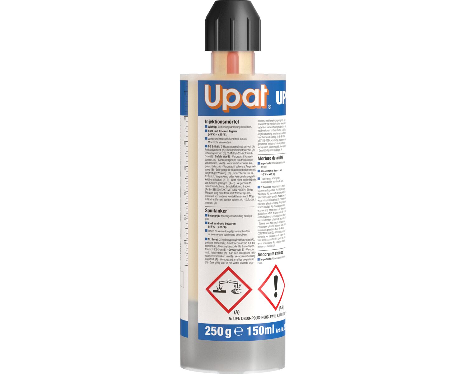 Produktbild: "Upat Injektionsmörtel UPM 44 CX 150 ml"