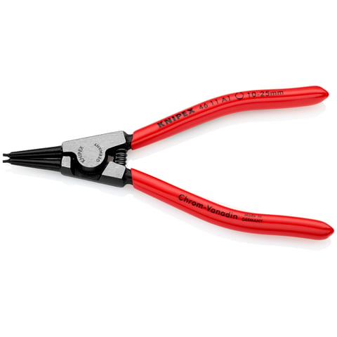 Knipex Sicherungsringzange 46 11 A1 für Außenringe auf Wellen 140mm Ø 10-25mm