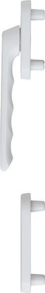 HOPPE® Fenstertürgriffgarnitur Luxembourg 099KH/66N/66NS, Aluminium