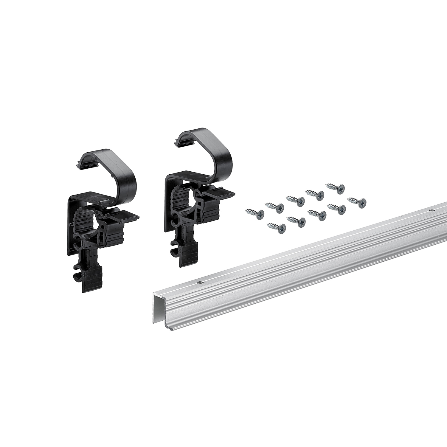 HETTICH WingLine L, Profilset ohne untere Führung, 1200 mm, eloxiert