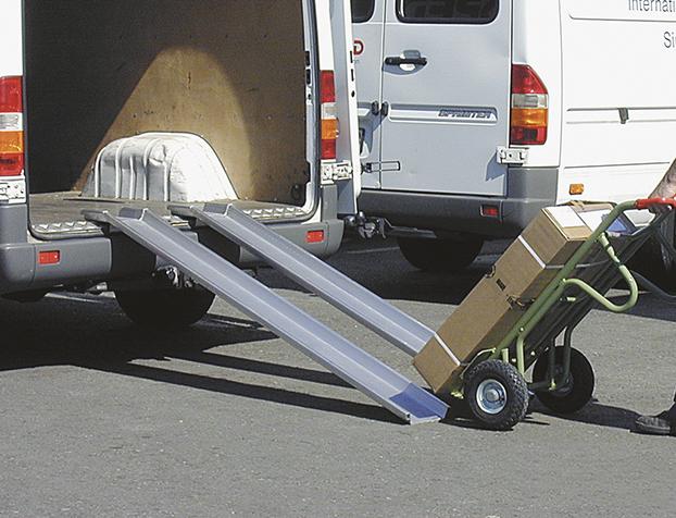 ALTEC Aluminium-Verladeschiene mit Schutzrand