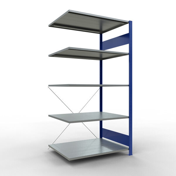 Schulte Regal MULTIplus150 Anbauregal 2000x1000x800mm 5 Fachböden verzinkt