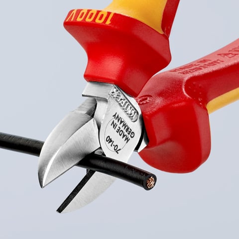 Knipex Seitenschneider 70 06 140 VDE isoliert 140 mm