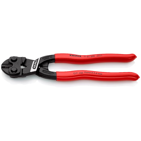 Knipex CoBolt® Kompakt-Bolzenschneider 71 01 200 mit Kunststoff überzogen 200 mm