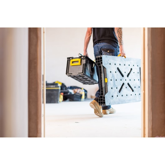 Stanley Klappbare Werkbank FATMAX FMST1-75672 455kg Tragkraft 85x60cm Arbeitsfläche