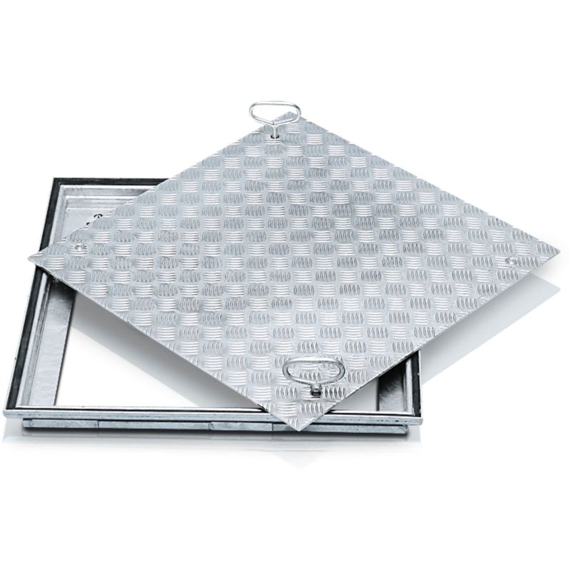 Artikelhauptbild ZARGES Schachtabdeckung Stahl verzinkt 600 x 400 mm 47050