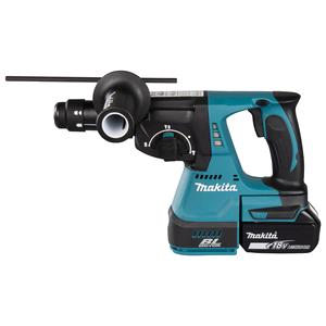 Makita Akku-Bohrhammer LXT® DHR243RTJ 18V SDS-PLUS 24mm 2,0J Bürstenlos