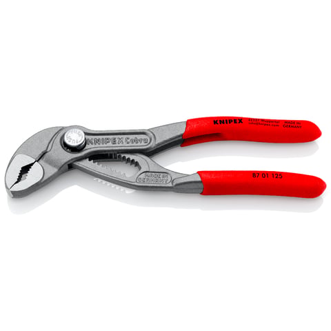Knipex Cobra® Hightech-Wasserpumpenzange 87 01 125 125mm 1 Zoll 27mm Chrom-Vanadium-Stahl