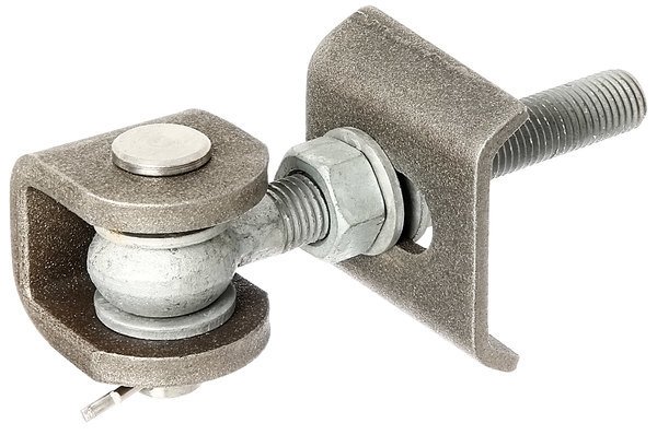 Torband verstellbar feuerverzinkt, Stift Ø 28 mm, M16x130mm