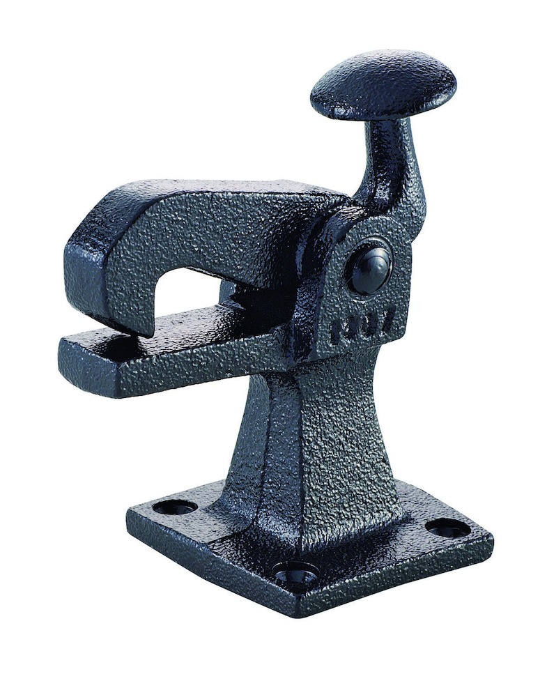 KWS Türfeststeller 1307,H100mm, schwarz, einbrennlack.