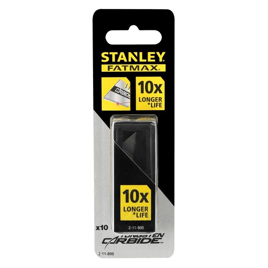 Stanley Carbide Trapezklingen 2-11-800 10 Stück 62x19mm Wolframkarbid-beschichtet