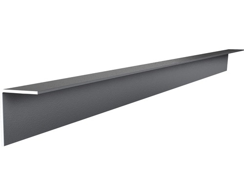 K&R Einfache Seitenverblendung 45 × 3000 mm RAL 9007