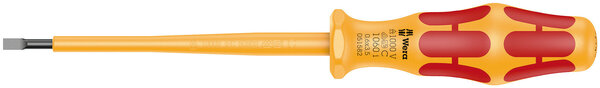 1060 i VDE-insulated Kraftform slotted screwdriver, 0.6 x 3.5 x 100 mm, Gerät, Rauchrohr, Schraubenzieher, Werkzeug