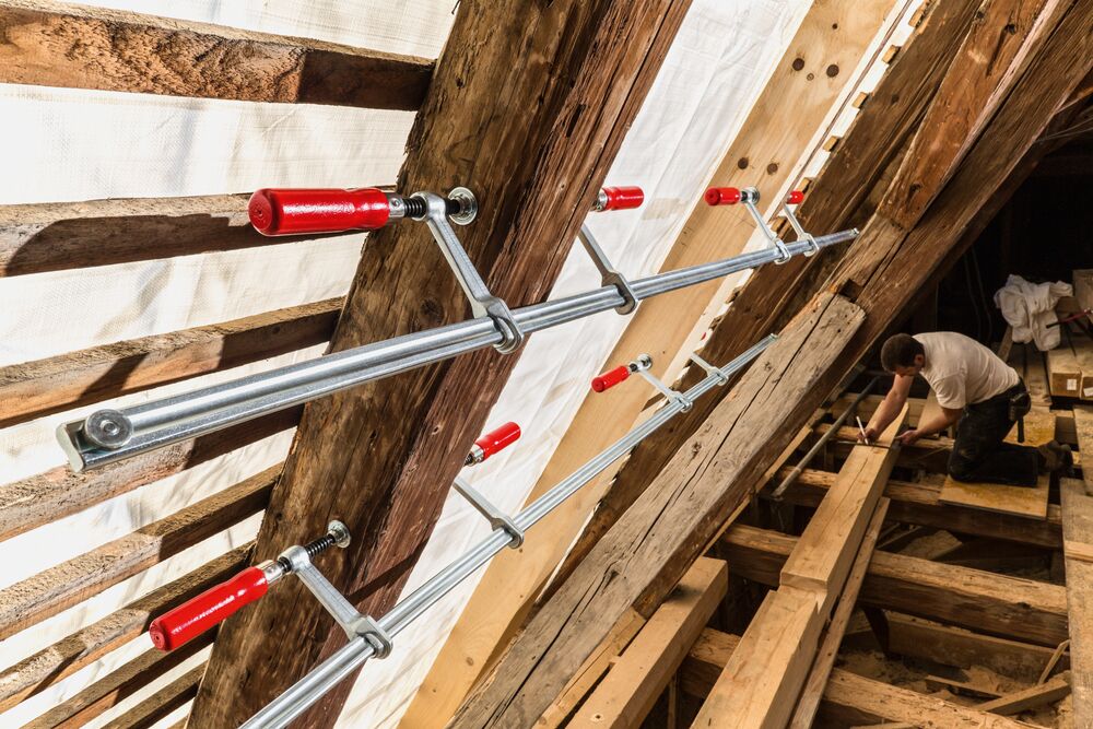 Bessey Variables Hochleistungszwingen-Set SLV100M 1000mm Spannweite 120mm Ausladung 6500N