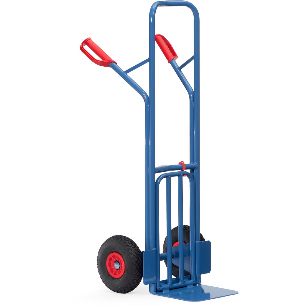 Fetra Paketkarre K1326P PU-Bereifung 300kg Stahlrohr