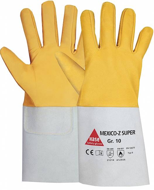 Hase Schweißerhandschuh MEXICO-Z-SUPER Ziegennappa Leder Gr.10