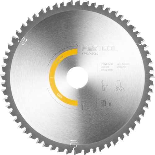 Kreissägeblatt WOOD FINE CUT HW 216x2,3x30 W60