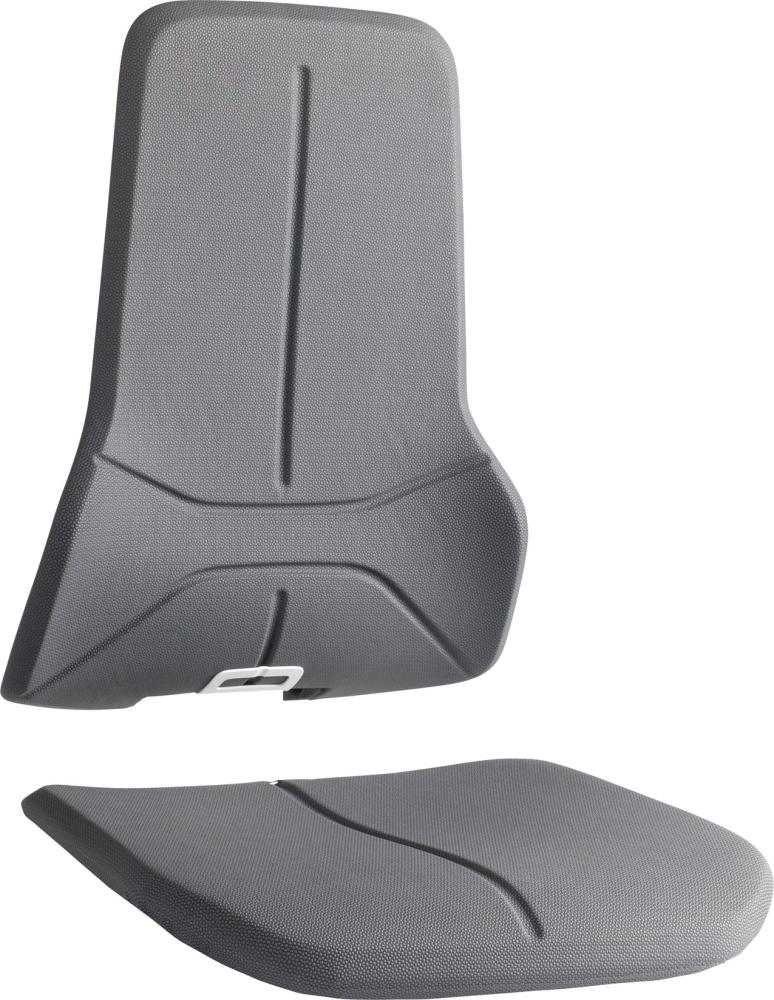 bimos Polsterelement Supertec schwarz für Arbeitsstuhl Neon