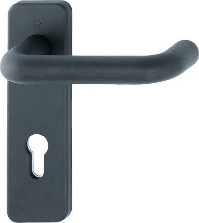 HOPPE Drückergarnitur Paris FS-K138/202K,KS,PZ72/9,F9005M,TS 40-66,SECOND