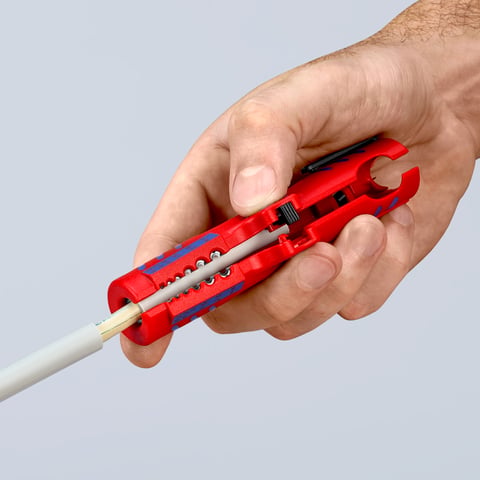 Knipex Universal-Abmantelungswerkzeug 16 85 125 SB mit Längsschneider
