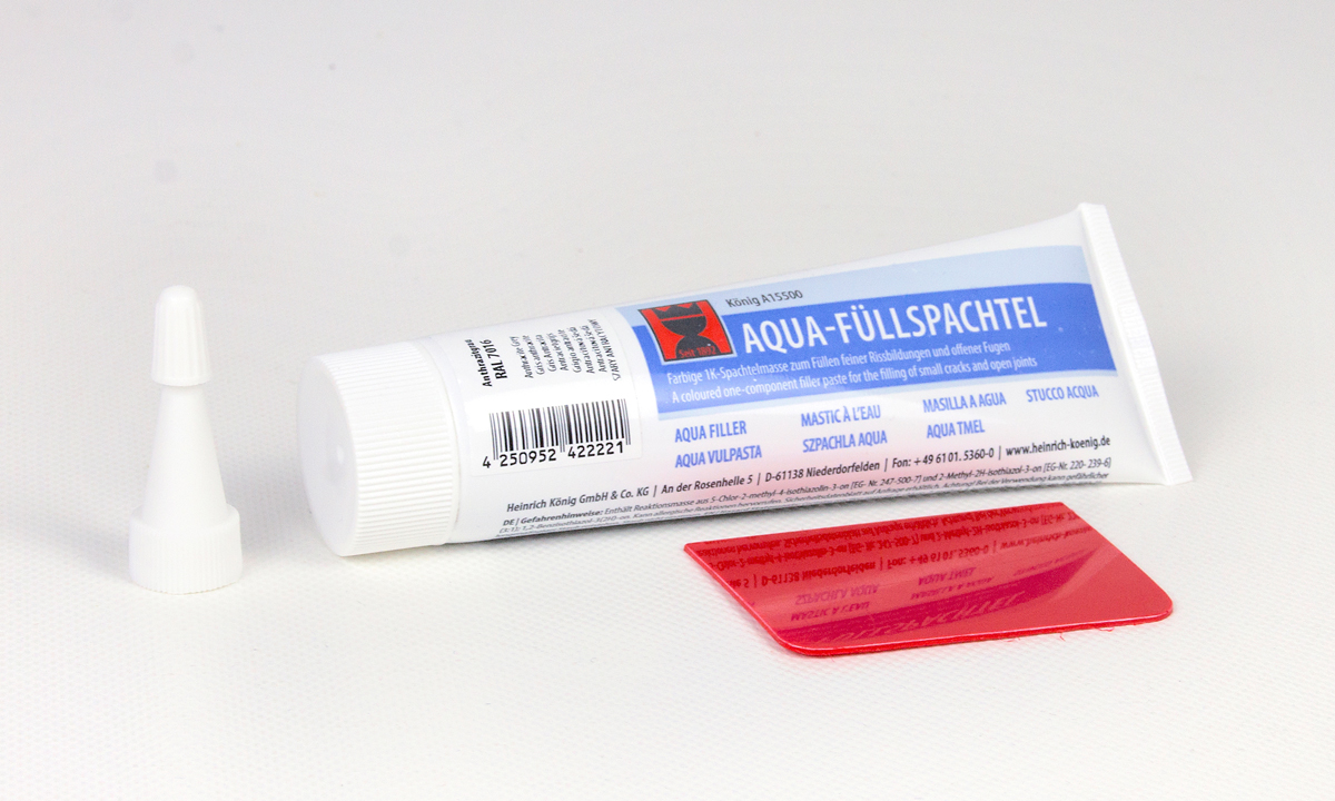 Cleho Aqua-Füllspachtel 150g Tiefschwarz