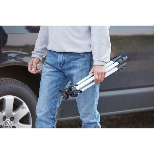 Stanley Alu-Stativ 1-77-201 mit 1/4 Zoll Gewinde und 54-154 cm Höhe